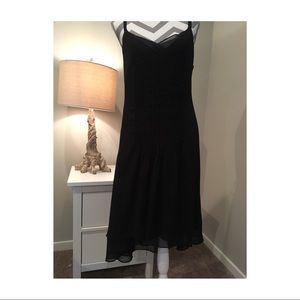 White House Black Market black knee length dress